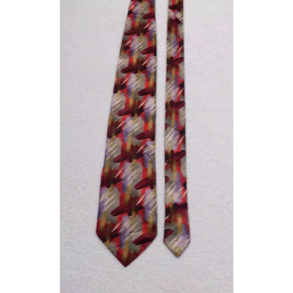 J. Jerry Garcia Grateful Dead LAVA Limited Edition Red Forty Tie Necktie - Picture 2 of 8